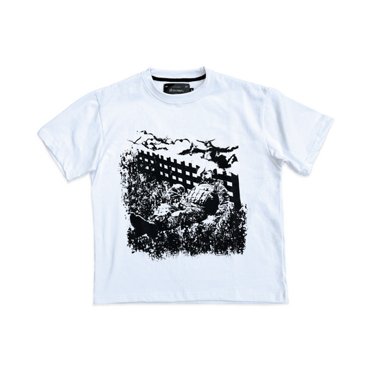 fallen soldier t shirt (white)