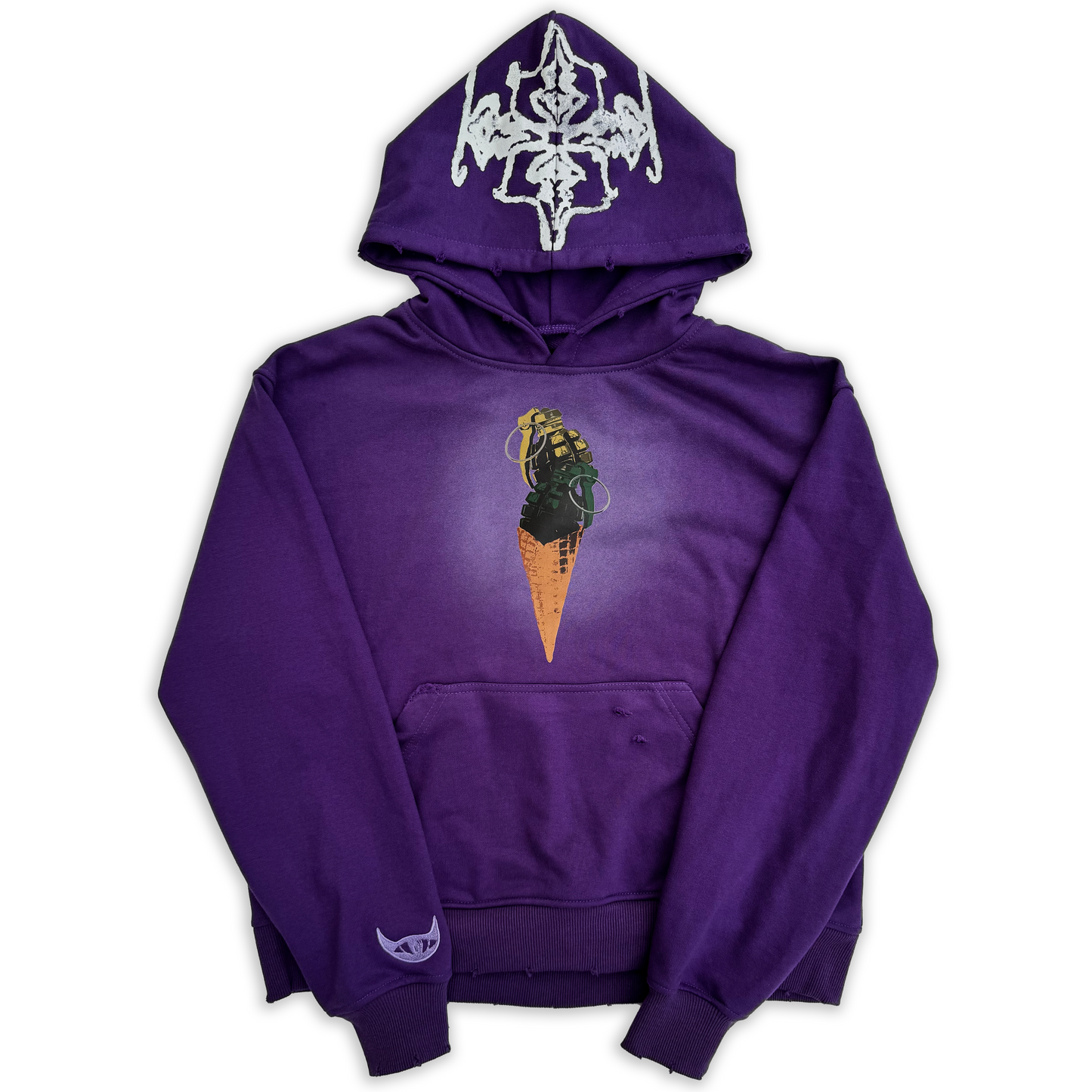 taste of war hoodie (grape)