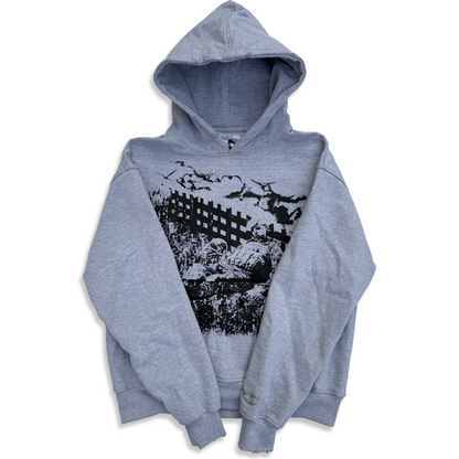 fallen soldier hoodie (gray)