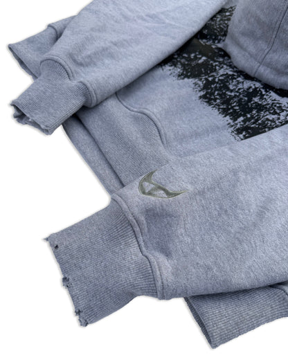 fallen soldier hoodie (gray)